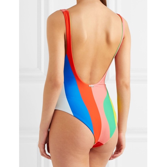 Mara Hoffman Rainbow Stripe One-Piece - Picture 3 of 4